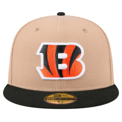 Cincinnati Bengals New Era Logo Main 59FIFTY Fitted Hat - Tan online