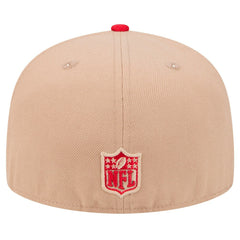 San Francisco 49ers New Era Logo Main 59FIFTY Fitted Hat - Tan sale