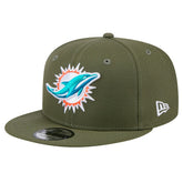 Miami Dolphins New Era Main 9FIFTY Snapback Hat - Olive sale