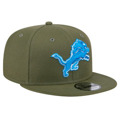 Detroit Lions New Era Main 9FIFTY Snapback Hat - Olive cheap