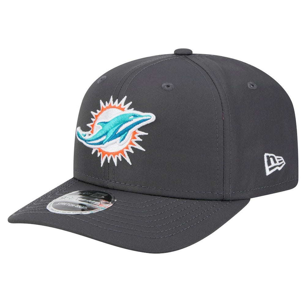 Miami Dolphins New Era Main 9SEVENTY Stretch-Snap Hat - Graphite outlet