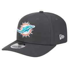 Miami Dolphins New Era Main 9SEVENTY Stretch-Snap Hat - Graphite outlet