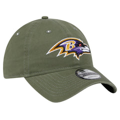 Baltimore Ravens New Era Main 9TWENTY Adjustable Hat - Olive discount
