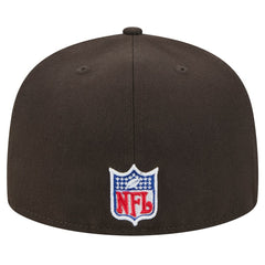 New Era Cleveland Browns Brown Throwback Main 59FIFTY Fitted Hat discount