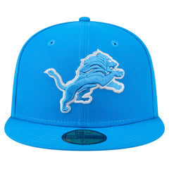 New Era Detroit Lions Blue Main 59FIFTY Fitted Hat sale