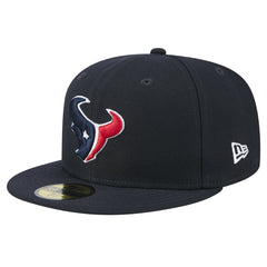 Houston Texans New Era Main 59FIFTY Fitted Hat - Navy on sale