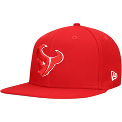 New Era Houston Texans Red Main Patch 59FIFTY Fitted Hat cheap
