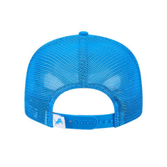 Detroit Lions New Era Main Trucker 9FIFTY Snapback Hat - Blue sale