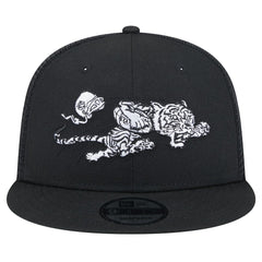 New Era Cincinnati Bengals Black Main Trucker 9FIFTY Snapback Hat cheap