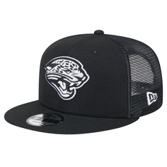 New Era Jacksonville Jaguars Black Main Trucker 9FIFTY Snapback Hat online
