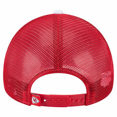 Kansas City Chiefs New Era Youth Sport Night Color Block 9FORTY A-Frame Trucker Adjustable Hat - Red outlet