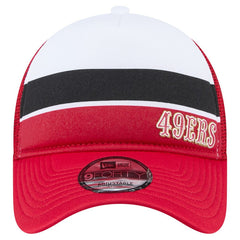 San Francisco 49ers New Era Preschool Sport Night Color Block 9FORTY A-Frame Trucker Adjustable Hat - Scarlet cheap