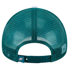 Philadelphia Eagles New Era Preschool Sport Night Color Block 9FORTY A-Frame Trucker Adjustable Hat - Midnight Green sale