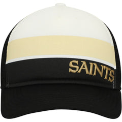 New Orleans Saints New Era Preschool Sport Night Color Block 9FORTY A-Frame Trucker Adjustable Hat - Black online