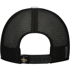 New Orleans Saints New Era Preschool Sport Night Color Block 9FORTY A-Frame Trucker Adjustable Hat - Black online