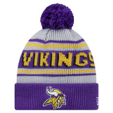 Minnesota Vikings New Era Youth Main Cuffed Knit Hat with Pom - Purple outlet