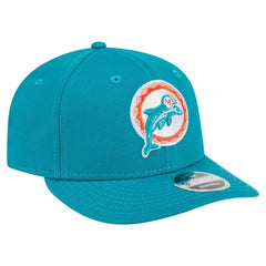 Miami Dolphins New Era Main Low Profile 9FIFTY Snapback Hat - Aqua for sale