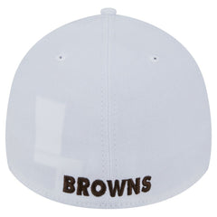 Cleveland Browns New Era Throwback 39THIRTY Flex Hat - White online