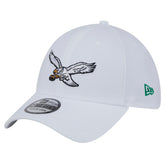 Philadelphia Eagles New Era Throwback 39THIRTY Flex Hat - White cheap