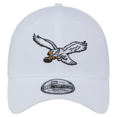 Philadelphia Eagles New Era Throwback 39THIRTY Flex Hat - White cheap