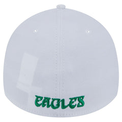 Philadelphia Eagles New Era Throwback 39THIRTY Flex Hat - White cheap
