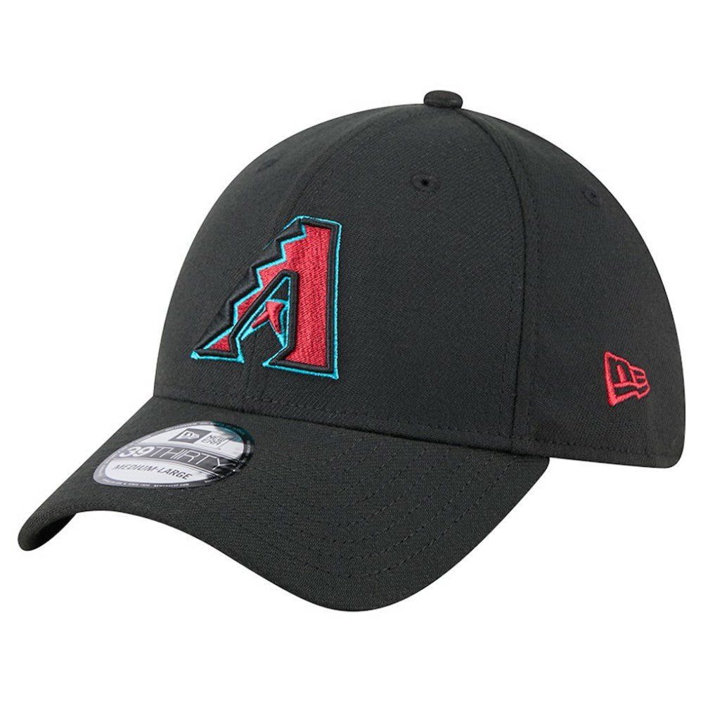 Arizona Diamondbacks Logo 39THIRTY Flex Hat - Black | New Era