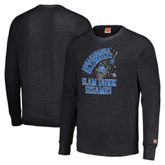 Orlando Magic Homage Unisex Slam Dunk Sesame Tri-Blend Crew Raglan Pullover Sweatshirt - Charcoal discount