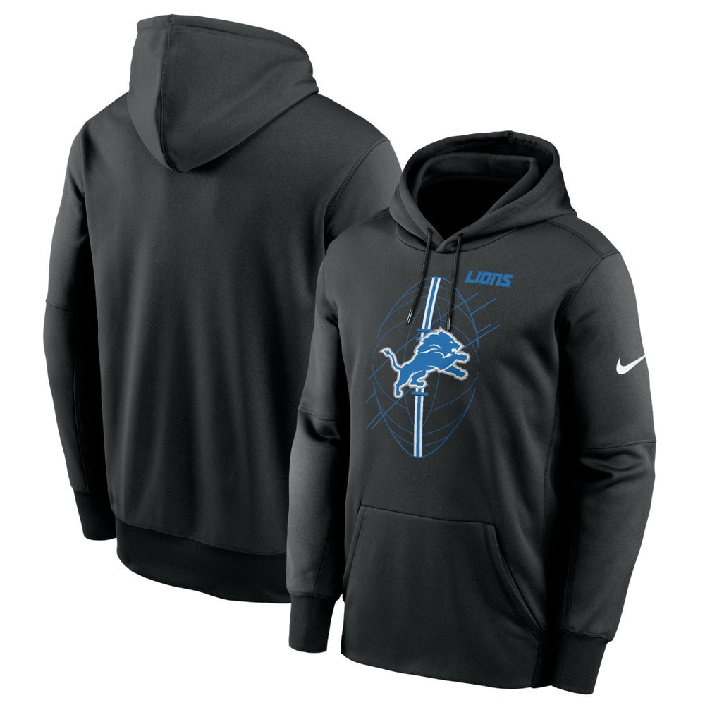 Detroit Lions Team Performance Pullover Hoodie - Black | Nike on sale