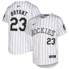 Kris Bryant Colorado Rockies Youth Home Limited Player Jersey - White | Nike