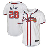 Matt Olson Atlanta Braves Youth Home Limited Player Jersey - White | Nike