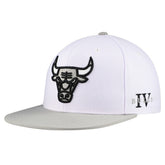 Chicago Bulls Core Snapback Hat - White | Mitchell & Ness for sale
