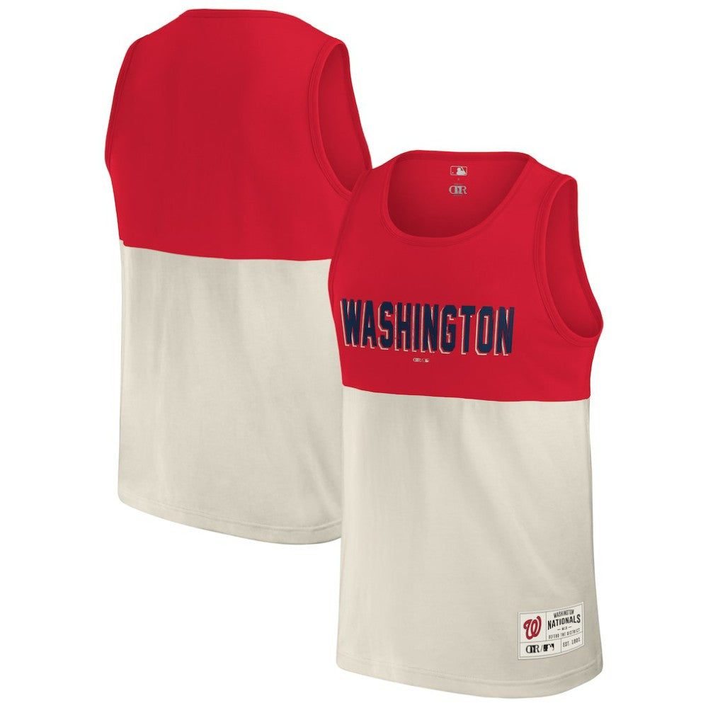 Washington Nationals Darius Rucker Collection Colorblock Tank Top - Red
