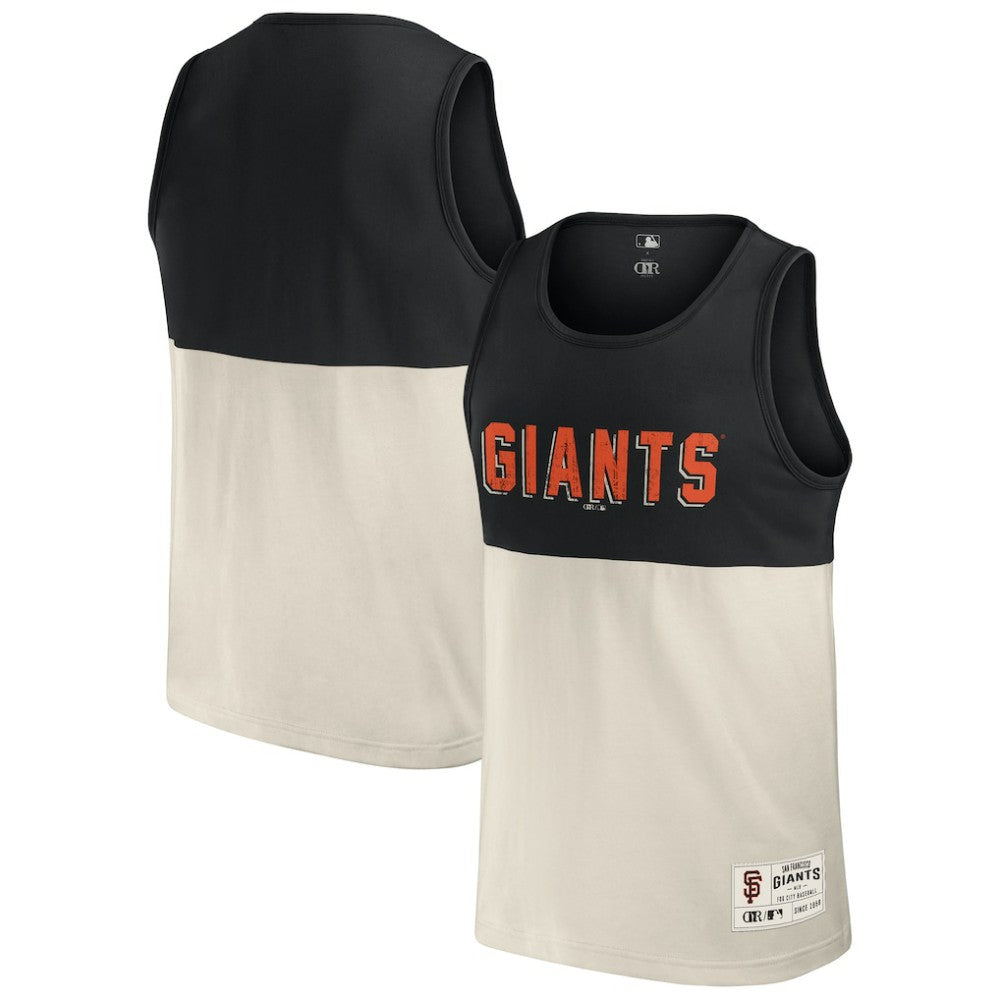 San Francisco Giants Darius Rucker Collection Colorblock Tank Top - Black