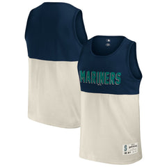 Seattle Mariners Darius Rucker Collection Colorblock Tank Top - Navy