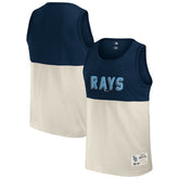 Tampa Bay Rays Darius Rucker Collection Colorblock Tank Top - Navy
