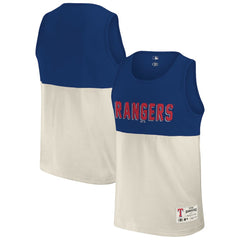 Texas Rangers Darius Rucker Collection Colorblock Tank Top - Royal