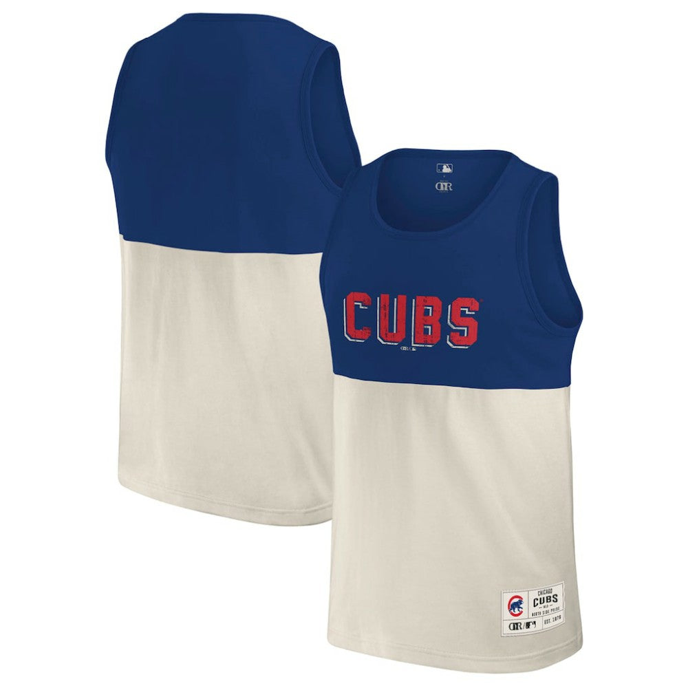 Chicago Cubs Darius Rucker Collection Colorblock Tank Top - Royal