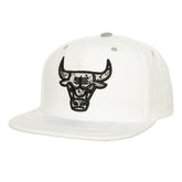 Chicago Bulls Day 4 Snapback Hat - White | Mitchell & Ness online
