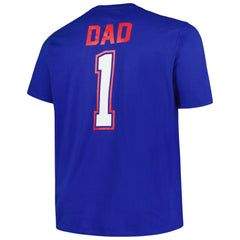Philadelphia Phillies Profile Big & Tall #1 Dad T-Shirt - Royal