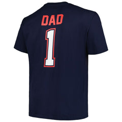 Boston Red Sox Profile Big & Tall #1 Dad T-Shirt - Navy