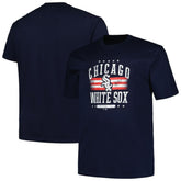 Chicago White Sox Profile Big & Tall Americana T-Shirt - Navy