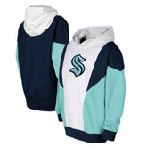 Seattle Kraken Youth Champion League Fleece Pullover Hoodie Ash/Deep Sea Blue