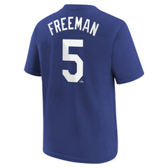 Freddie Freeman Los Angeles Dodgers Youth Name & Number T-Shirt - Royal | Nike