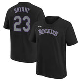 Kris Bryant Colorado Rockies Youth Name & Number T-Shirt - Black | Nike