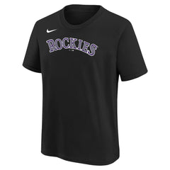 Kris Bryant Colorado Rockies Youth Name & Number T-Shirt - Black | Nike