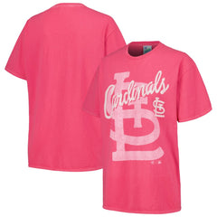 St. Louis Cardinals Women's Dopamine Tradition T-Shirt - Pink | 47 brand