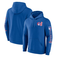 New York Rangers Fanatics Revolution Pullover Hoodie Blue