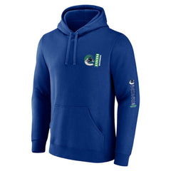 Vancouver Canucks Fanatics Revolution Pullover Hoodie Blue