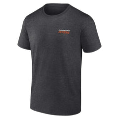 Philadelphia Flyers Fanatics Backbone T-Shirt Heather Charcoal