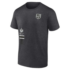 Los Angeles Kings Fanatics Represent T-Shirt Heather Charcoal